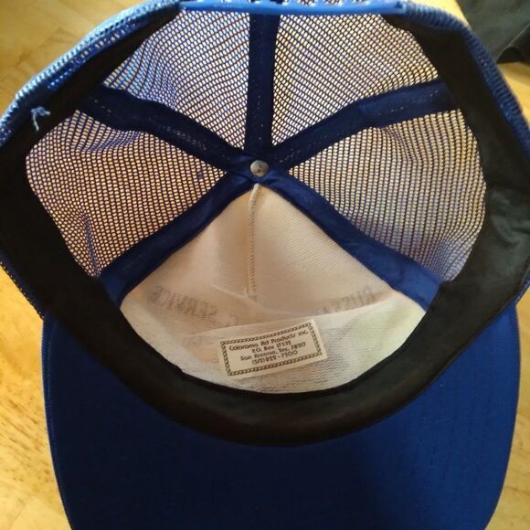 Vintage Russaero Flying Service Crop Dust Snap Back Trucker Hat - Picture 8 of 9